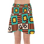Shapes in shapes                                                                  Wrap Front Skirt