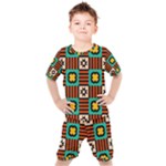 Shapes in shapes                                                            Kids  Tee and Shorts Set