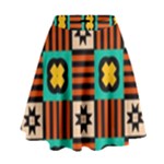 Shapes in shapes                                                                 High Waist Skirt