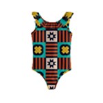 Shapes in shapes                                                              Kids  Frill Swimsuit