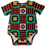 Shapes in shapes                                                     Baby Short Sleeve Bodysuit