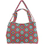 Hexagons and stars pattern                                                             Double Compartment Shoulder Bag