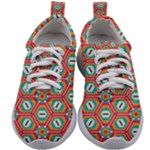 Hexagons and stars pattern                                                             Kids Athletic Shoes