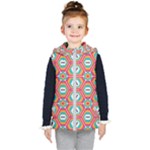 Hexagons and stars pattern                                                               Kid s Hooded Puffer Vest
