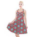 Hexagons and stars pattern                                                                   Halter Party Swing Dress