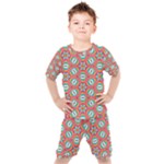 Hexagons and stars pattern                                                             Kids  Tee and Shorts Set