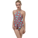 Hexagons and stars pattern                                                              Go with the Flow One Piece Swimsuit