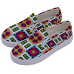 Shapes in shapes 2                                                                Kids  Canvas Slip Ons