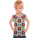 Shapes in shapes 2                                                               Kids  Mesh Tank Top