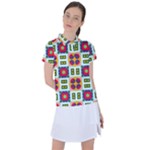 Shapes in shapes 2                                                                Women s Polo Tee