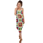 Shapes in shapes 2                                                                 Waist Tie Cover Up Chiffon Dress