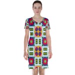 Shapes in shapes 2                                                                 Short Sleeve Nightdress