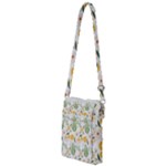 Flowers on a white background pattern                                                                    Multi Function Travel Bag