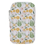 Flowers on a white background pattern                                                                 Waist Pouch (Large)
