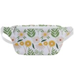 Flowers on a white background pattern                                                                Waist Bag