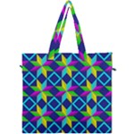 Colorful stars pattern                                                                     Canvas Travel Bag