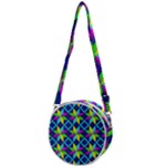 Colorful stars pattern                                                                 Crossbody Circle Bag