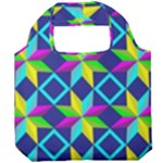 Colorful stars pattern                                                            Foldable Grocery Recycle Bag