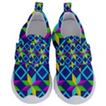 Colorful stars pattern                                                                    Kids  Velcro Strap Shoes