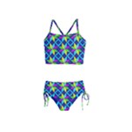 Colorful stars pattern                                                                     Girls  Tankini Swimsuit