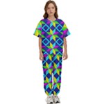 Colorful stars pattern                                                            Kids  Tee and Pants Sports Set