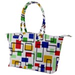 Colorful rectangles                                                                    Canvas Shoulder Bag