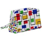 Colorful rectangles                                                                   Wristlet Pouch Bag (Large)