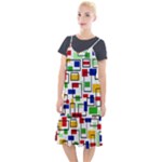 Colorful rectangles                                                                   Camis Fishtail Dress