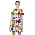 Colorful rectangles                                                                        Sailor Dress