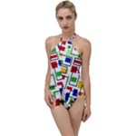 Colorful rectangles                                                                    Go with the Flow One Piece Swimsuit