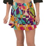 Retro chaos                                                                       Fishtail Mini Chiffon Skirt