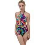 Retro chaos                                                                     Go with the Flow One Piece Swimsuit
