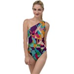 Retro chaos                                                                      To One Side Swimsuit