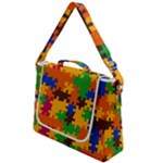 Retro colors puzzle pieces                                                                   Box Up Messenger Bag
