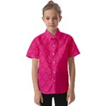 Pink Pattern, Abstract, Background, Bright Kids  Short Sleeve Shirt