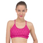Pink Pattern, Abstract, Background, Bright Basic Training Sports Bra