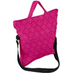 Pink Pattern, Abstract, Background, Bright Fold Over Handle Tote Bag