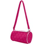 Pink Pattern, Abstract, Background, Bright Mini Cylinder Bag