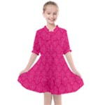 Pink Pattern, Abstract, Background, Bright Kids  All Frills Chiffon Dress