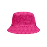 Pink Pattern, Abstract, Background, Bright Inside Out Bucket Hat (Kids)