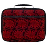 Red Floral Pattern Floral Greek Ornaments Full Print Lunch Bag