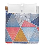 Texture With Triangles Duvet Cover Double Side (Full/ Double Size)