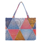 Texture With Triangles Medium Tote Bag