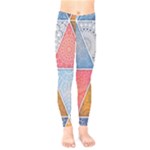 Texture With Triangles Kids  Leggings