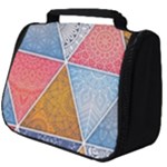 Texture With Triangles Full Print Travel Pouch (Big)