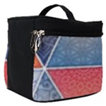 Texture With Triangles Make Up Travel Bag (Small)