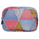 Texture With Triangles Make Up Pouch (Small)