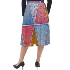 Classic Velour Midi Skirt  