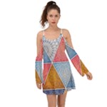 Texture With Triangles Boho Dress