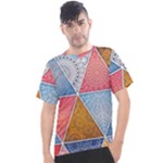 Texture With Triangles Men s Sport Top
